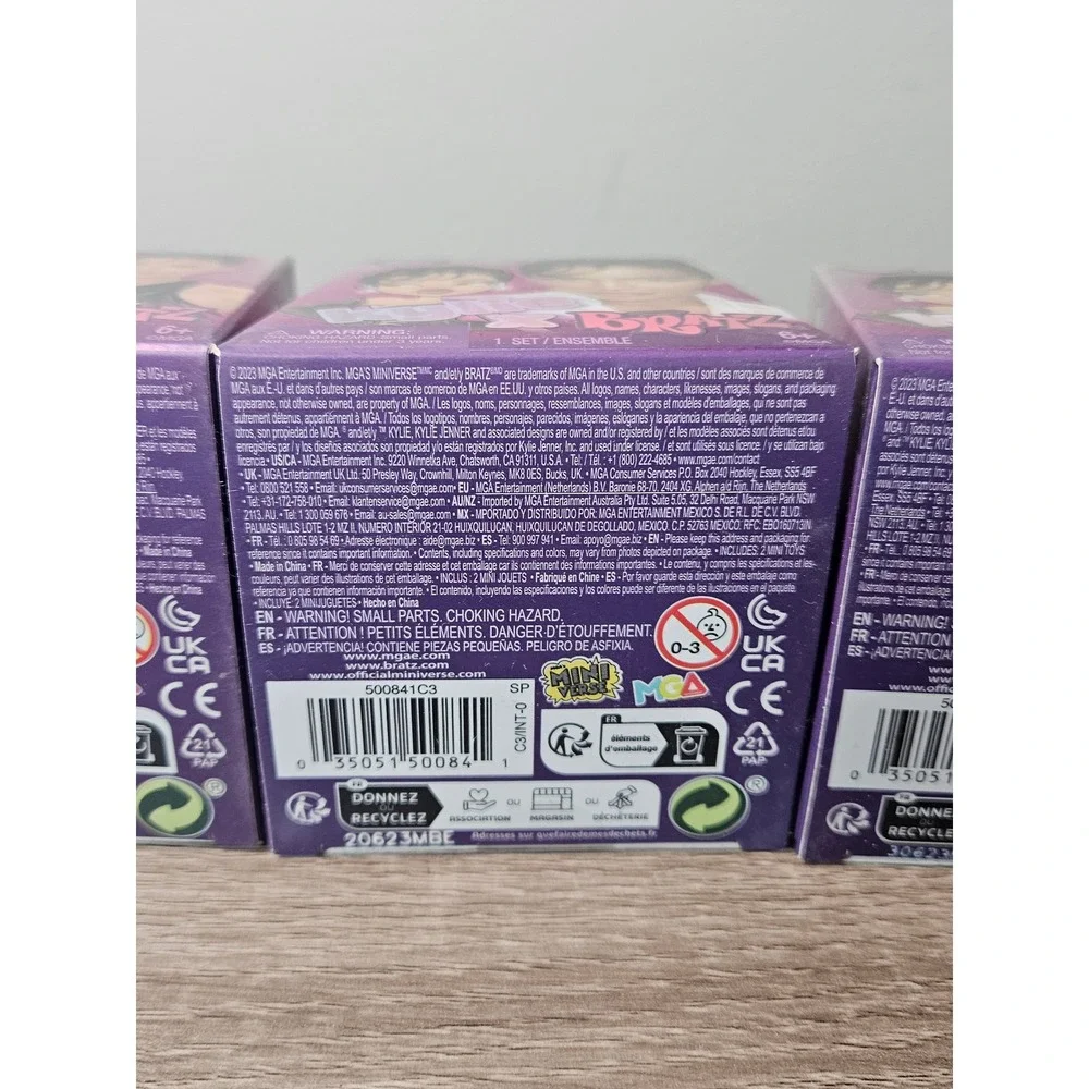 Kylie Jenner x Bratz Mini Bratz Series 1 Mystery Boxes Lot of 5 New Sealed